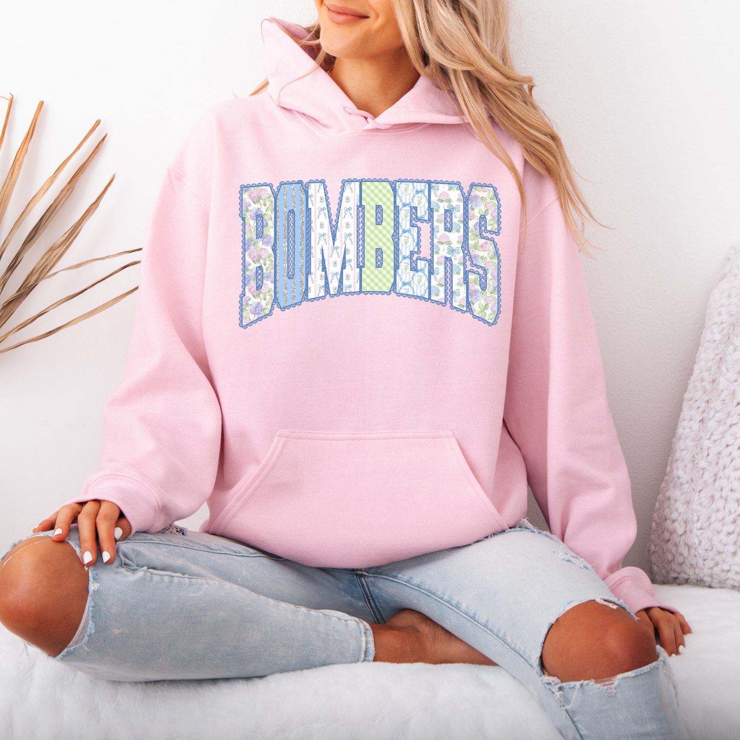 Baseball Mother's Day Collection - BOMBERS LACE - (Tee- Shirt - Crewneck Sweatshirt or Hooded Sweatshirt)