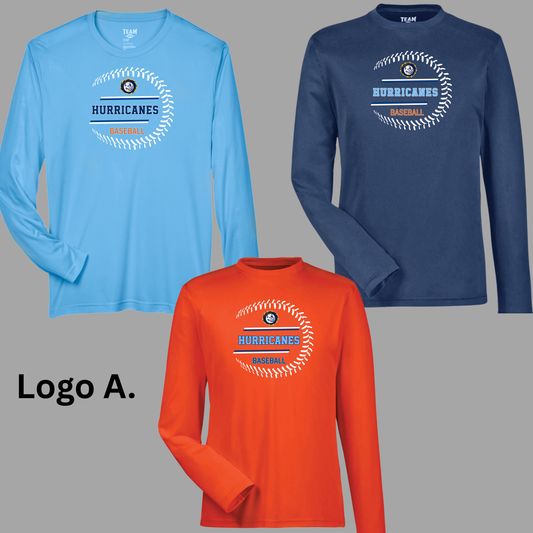 Hurricanes 004 - Team 365 Performance LONG SLEEVE Shirt (Dri Fit)
