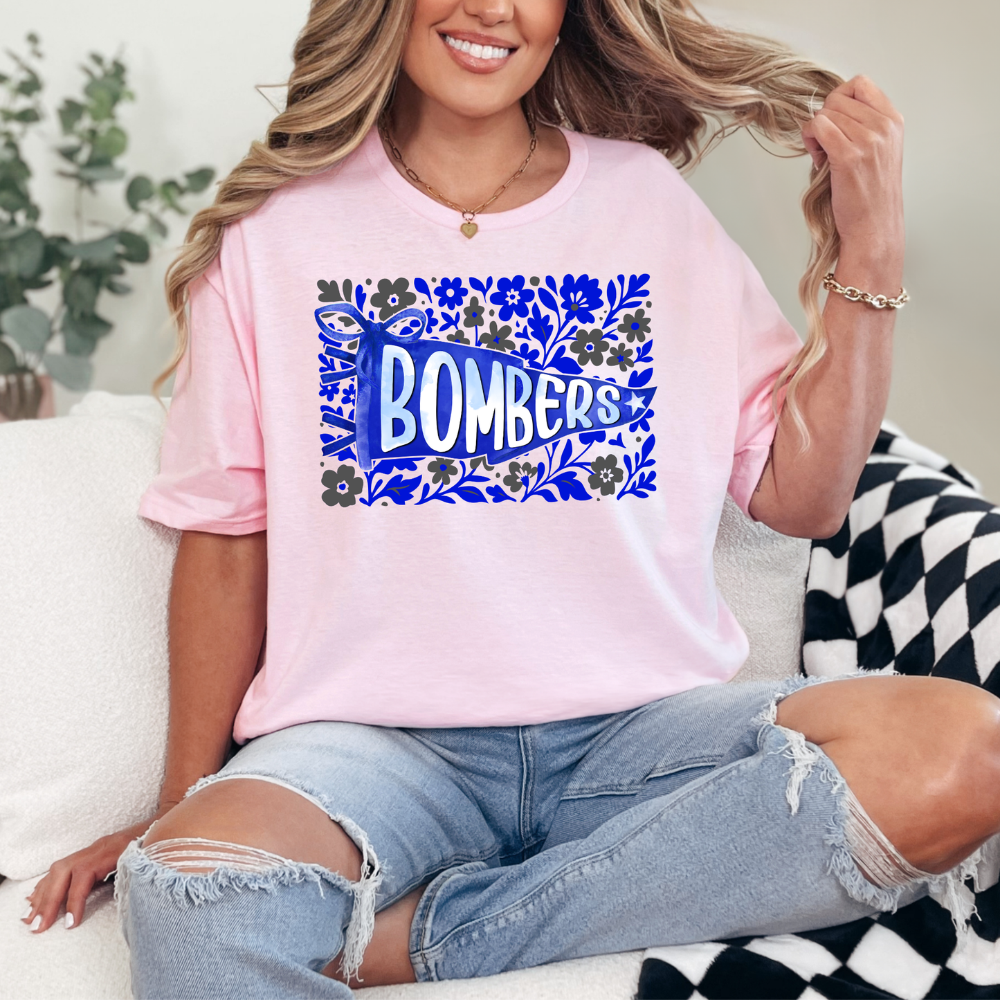 Volleyball 032 BOMBERS - BOMBERS Banner Tee shirt