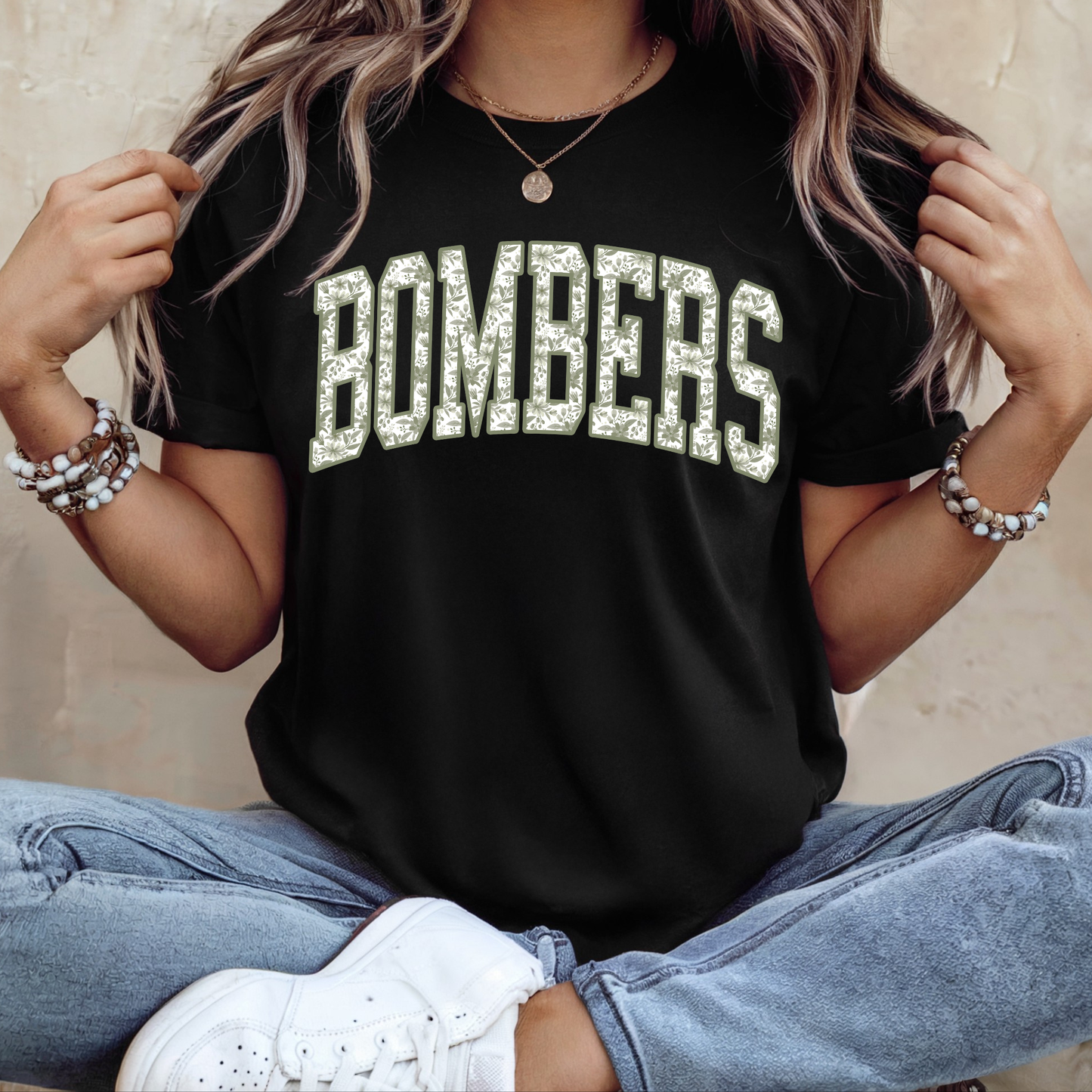 BBB - 012- BOMBERS FORAL LOGO - Tee-Shirt, Crewneck Sweatshirt or Hooded Sweatshirt