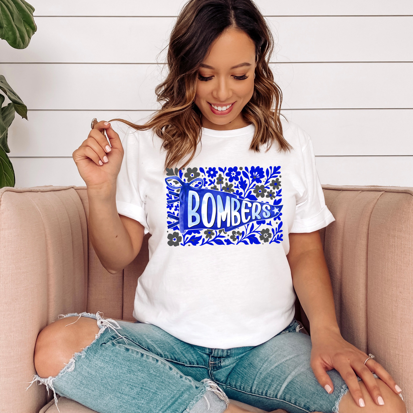 Volleyball 032 BOMBERS - BOMBERS Banner Tee shirt