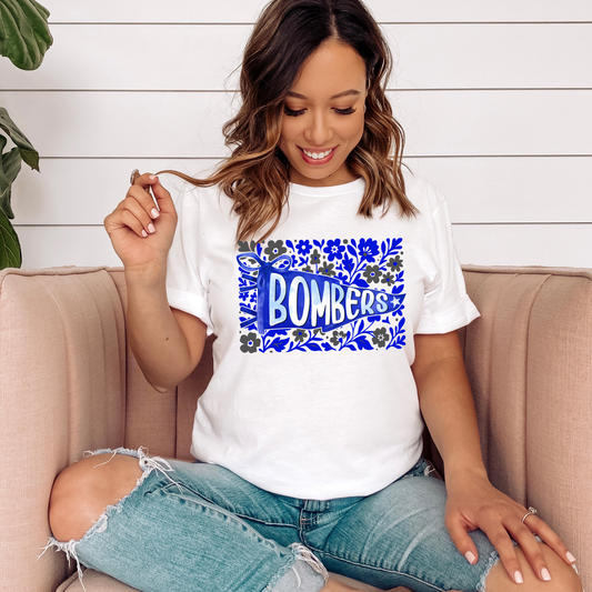Volleyball 032 BOMBERS - BOMBERS Banner Tee shirt