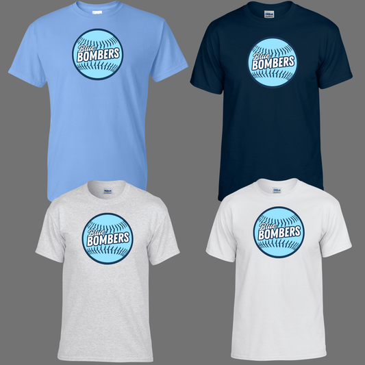 Blue Bombers - Softball Ball- Tee-Shirt