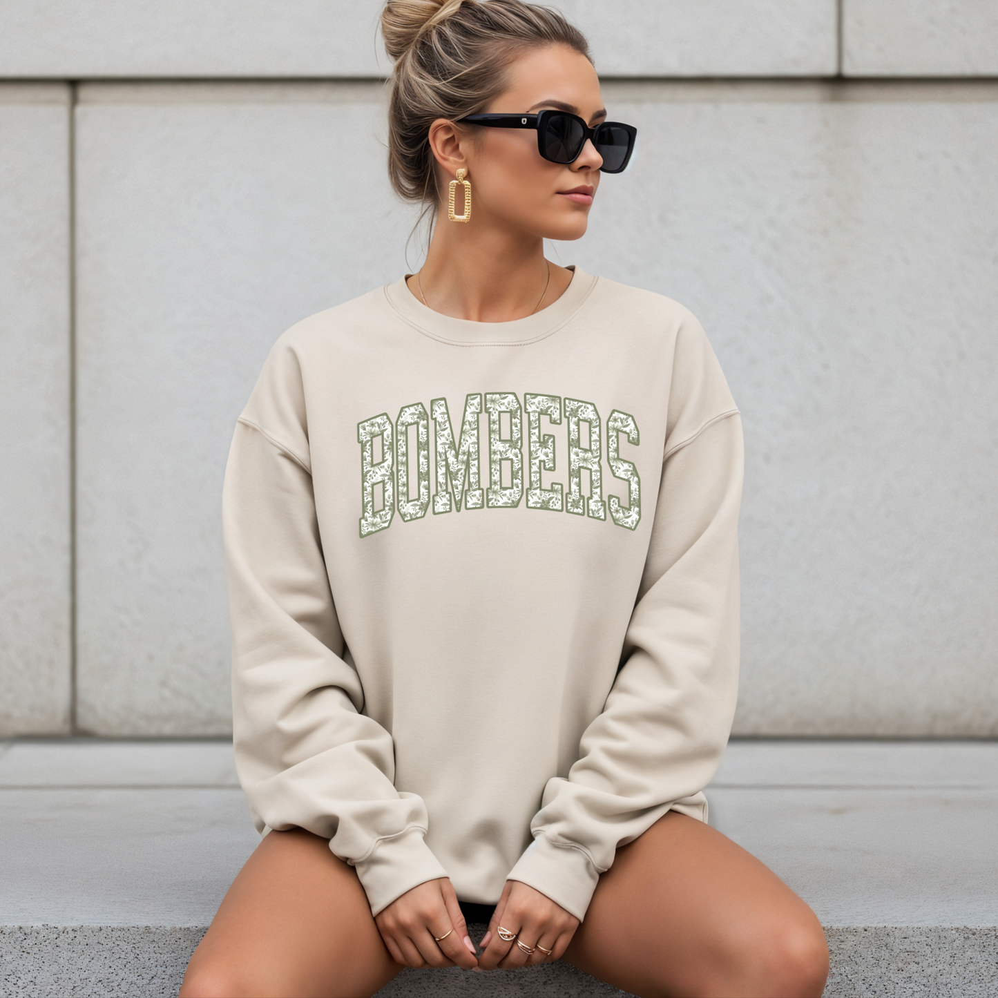 BBB - 012- BOMBERS FORAL LOGO - Tee-Shirt, Crewneck Sweatshirt or Hooded Sweatshirt