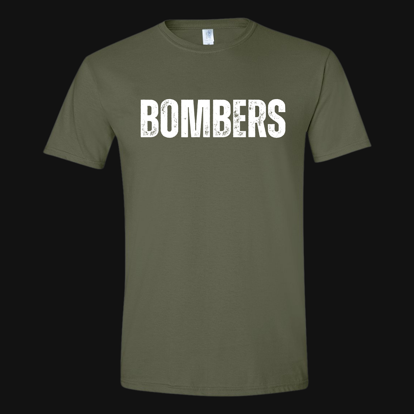 BBB - 003 - White Bombers Distressed wording - Tee-Shirt, Crewneck Sweatshirt or Hooded Sweatshirt