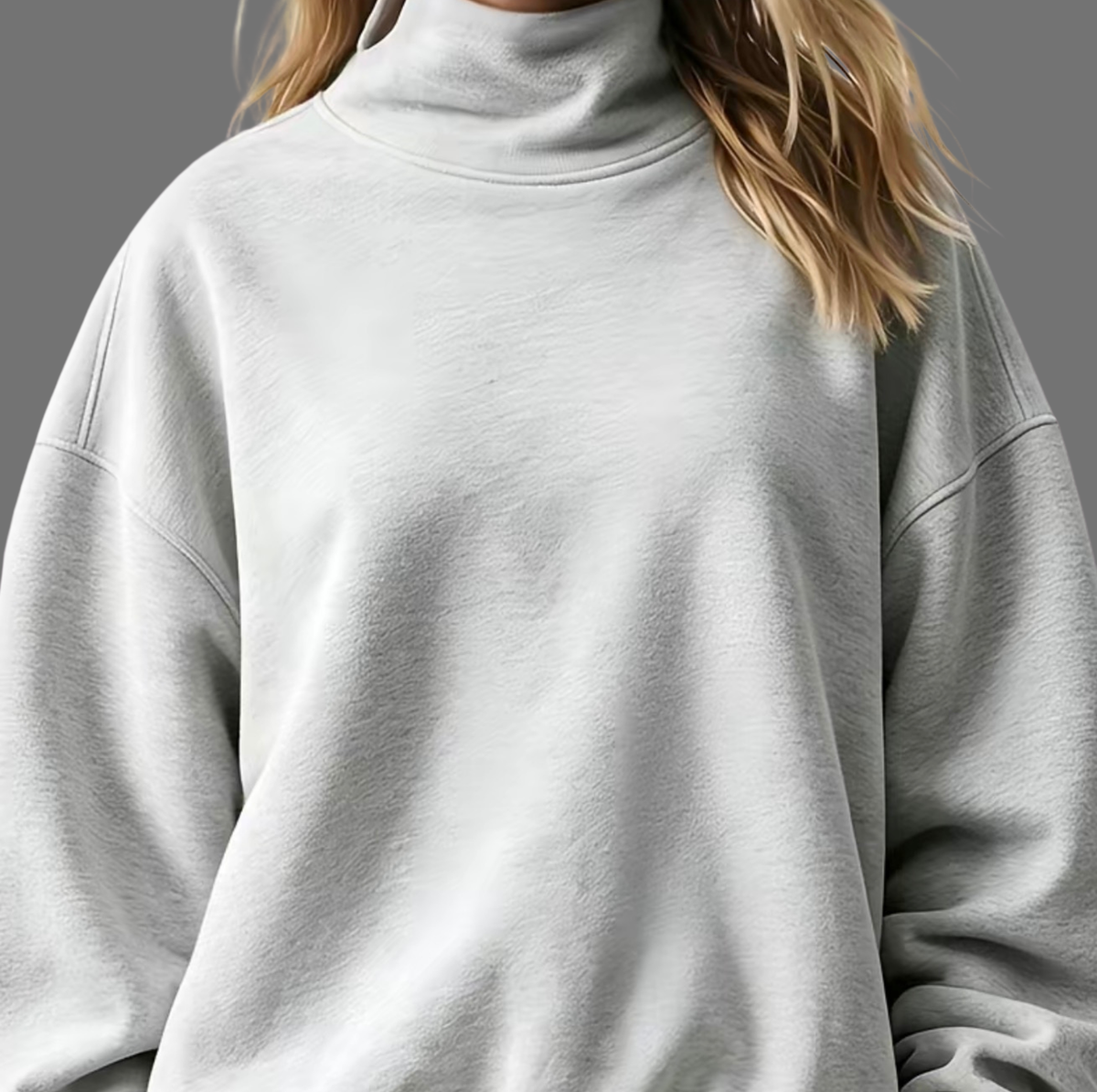 Custom Mock neck Crew neck sweatshirt