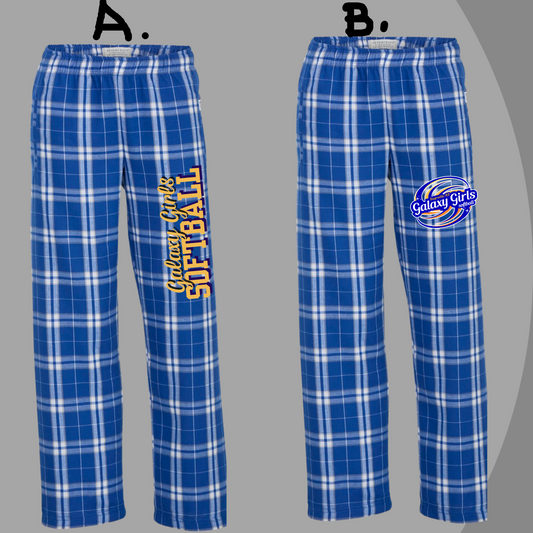 Galaxy Girls 004 - Box craft - Flannel PJ Pants with Pockets