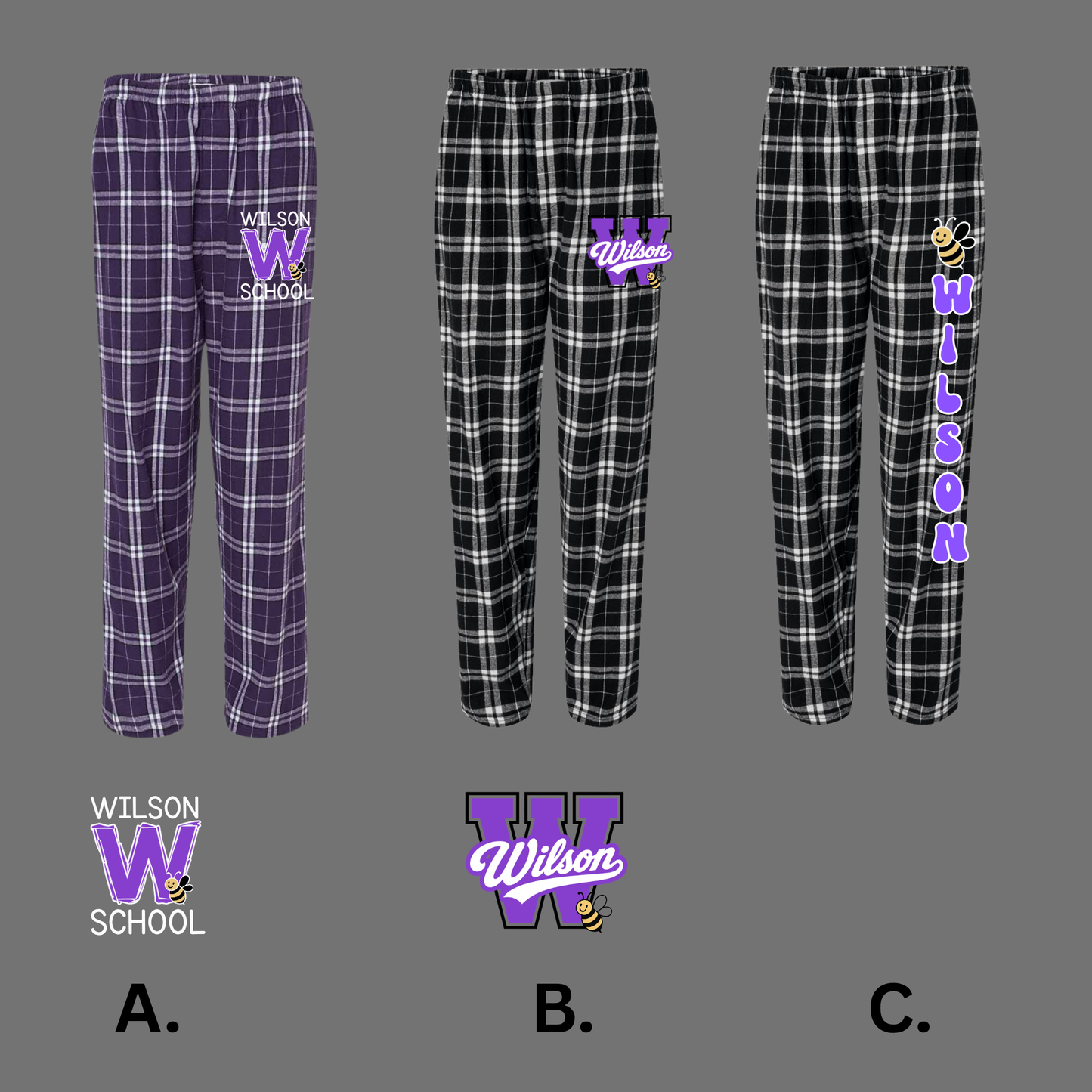 Wilson 006 - Box craft Flannel PJ Pants with Pockets