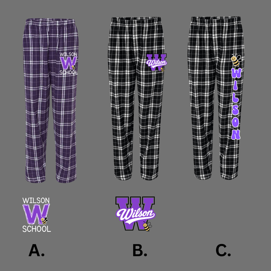 Wilson 006 - Box craft Flannel PJ Pants with Pockets