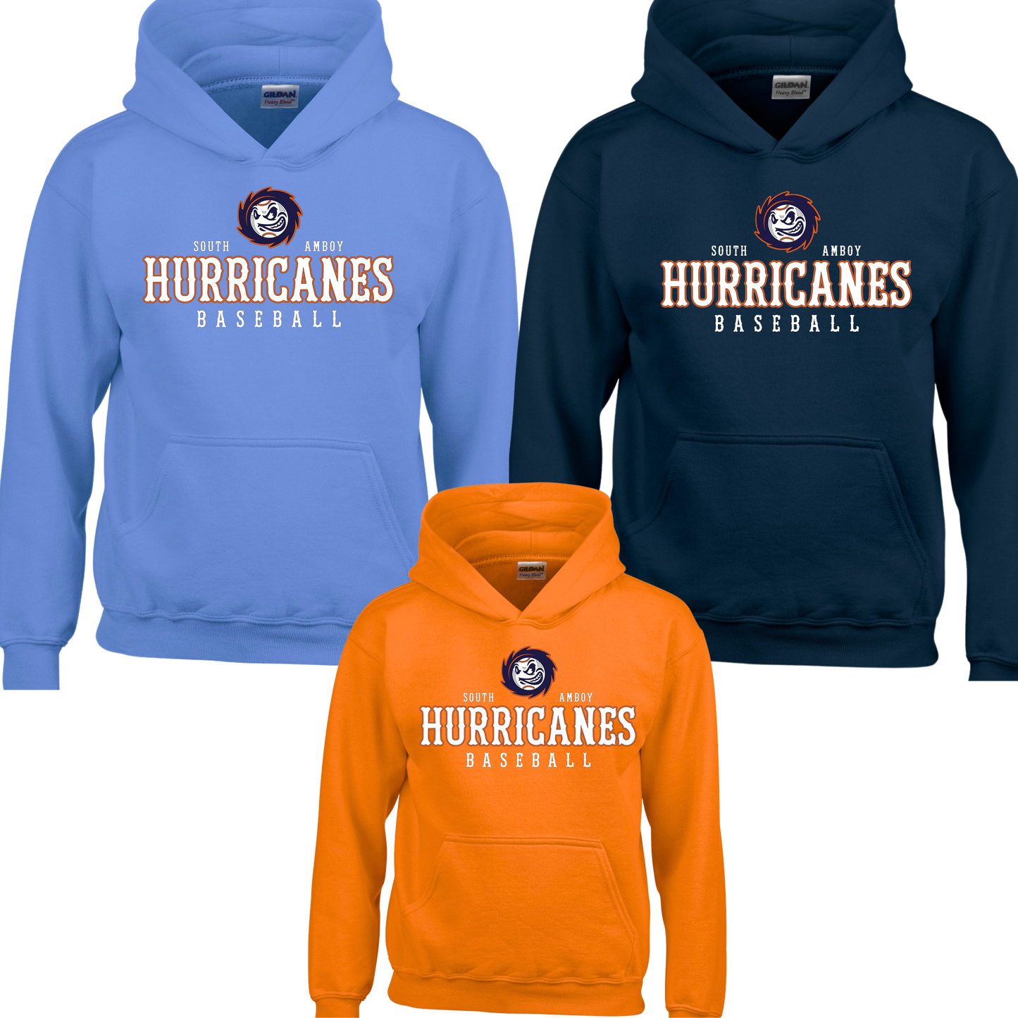Hurricanes - Hurricanes Baseball - Fleece Hooded Sweatshirt