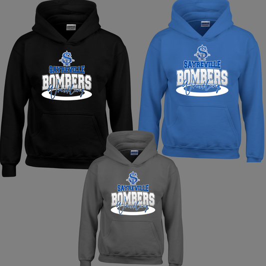 Wrestling 016 -SAYREVILLE BOMBERS WRESTLING - Tee- Shirt - Crewneck Sweatshirt or Hooded Sweatshirt
