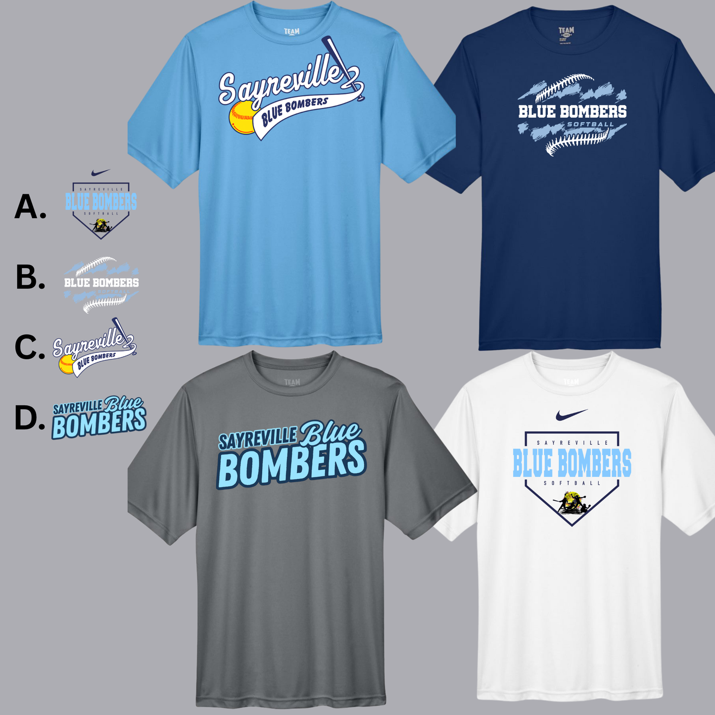 Blue Bombers - Team 365 Performance Short Sleeve Shirt