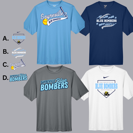 Blue Bombers - Team 365 Performance Short Sleeve Shirt