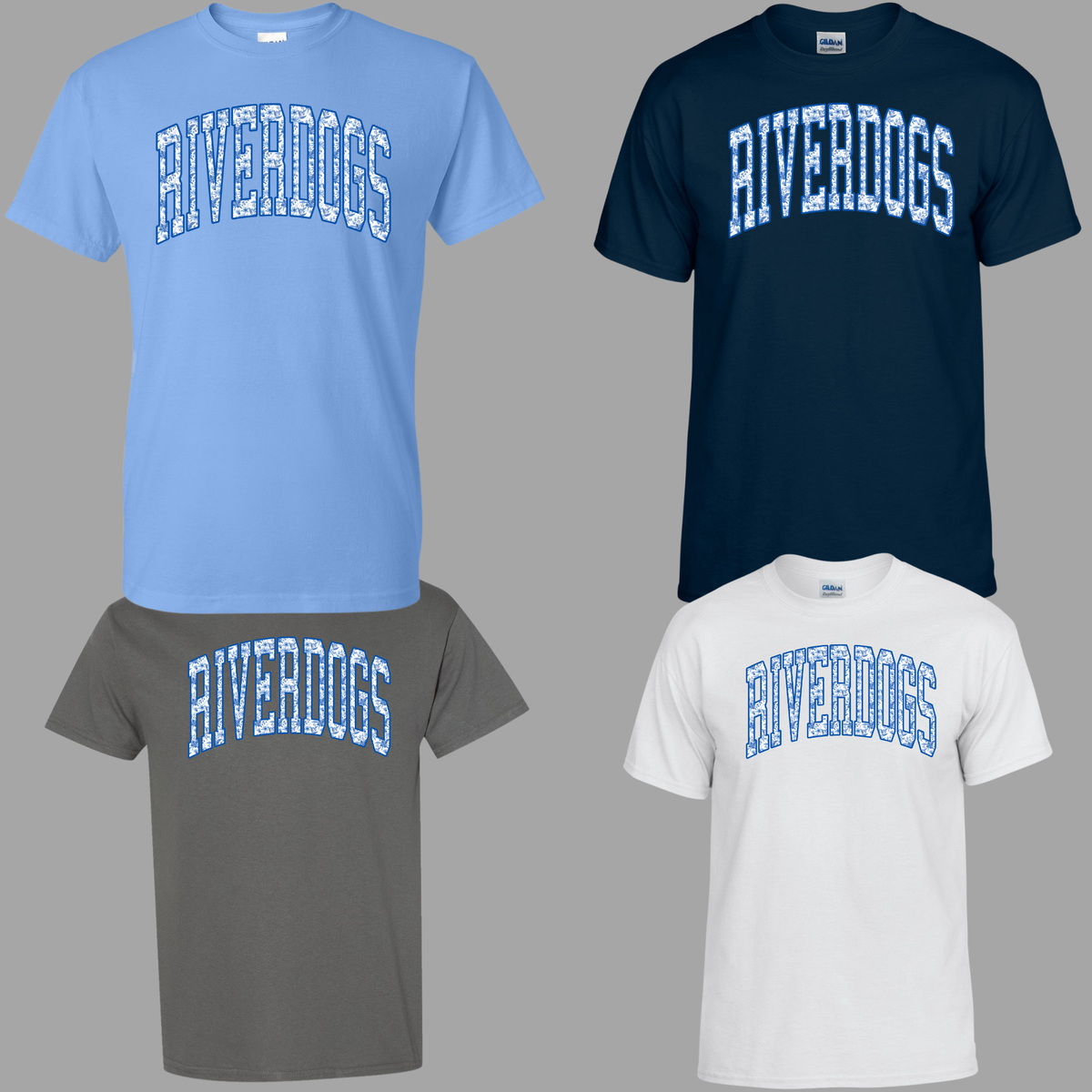 8U Riverdogs - Riverdogs Floral Design -Tee Shirt, Crew neck Sweatshirt, or Hooded Sweatshirt