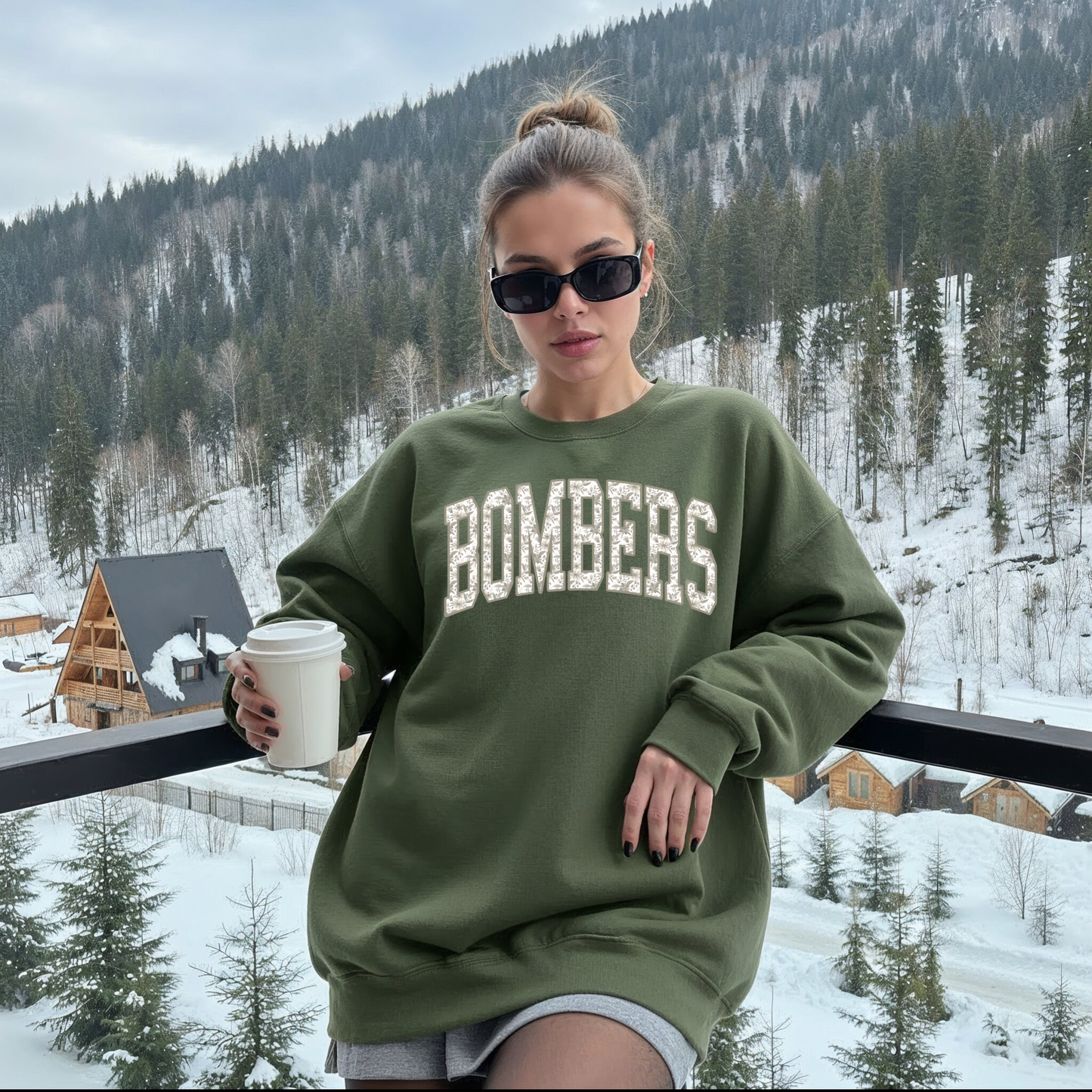 BBB - 012- BOMBERS FORAL LOGO - Tee-Shirt, Crewneck Sweatshirt or Hooded Sweatshirt