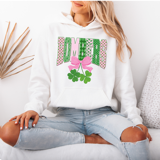 BOMBERS Patches St. Patty's - Crewneck Sweatshirt or Hooded Sweatshirt or Tee Shirt