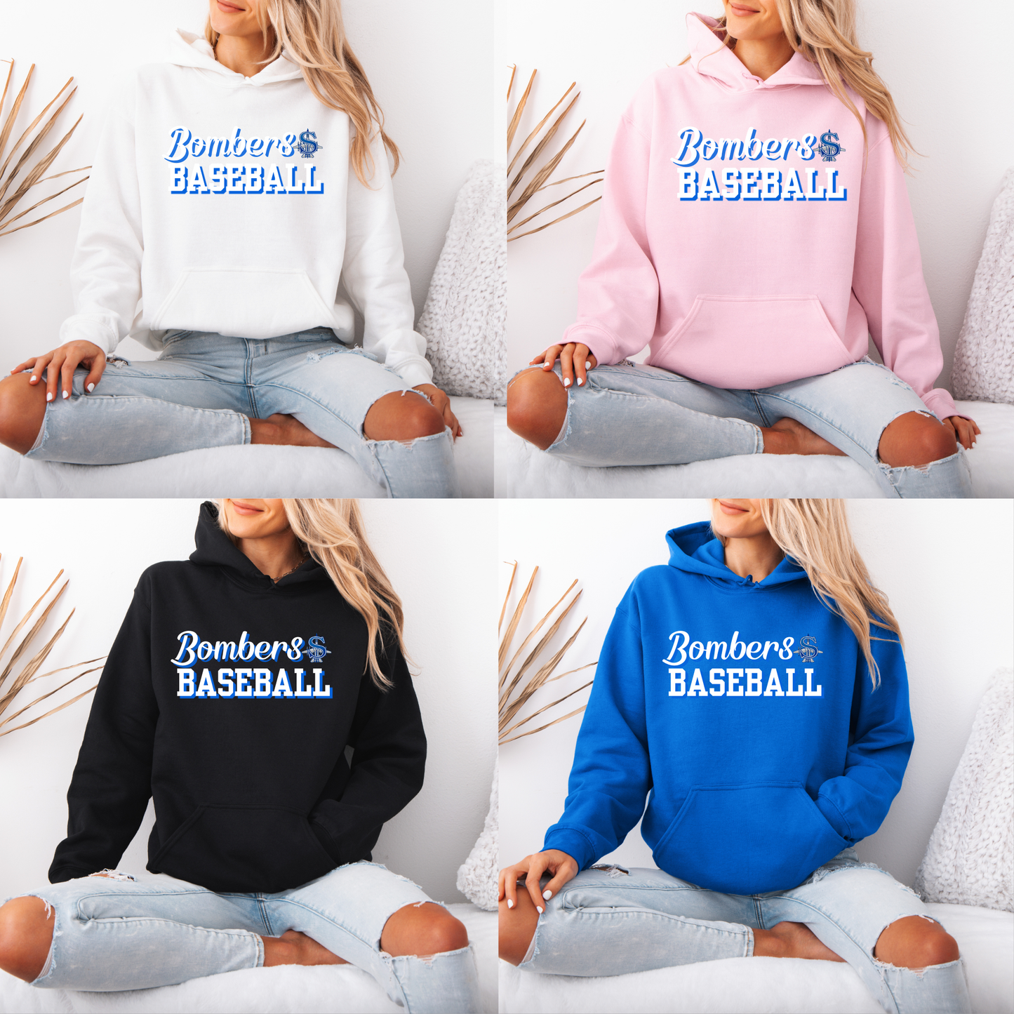 011 - Baseball- Bombers Baseball script - (Tee- Shirt - Crewneck Sweatshirt or Hooded Sweatshirt )