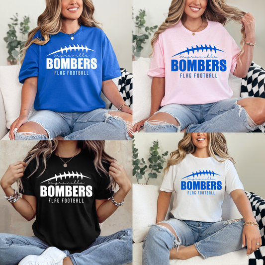 Flag - Tee Shirt -Bombers Football (Football)