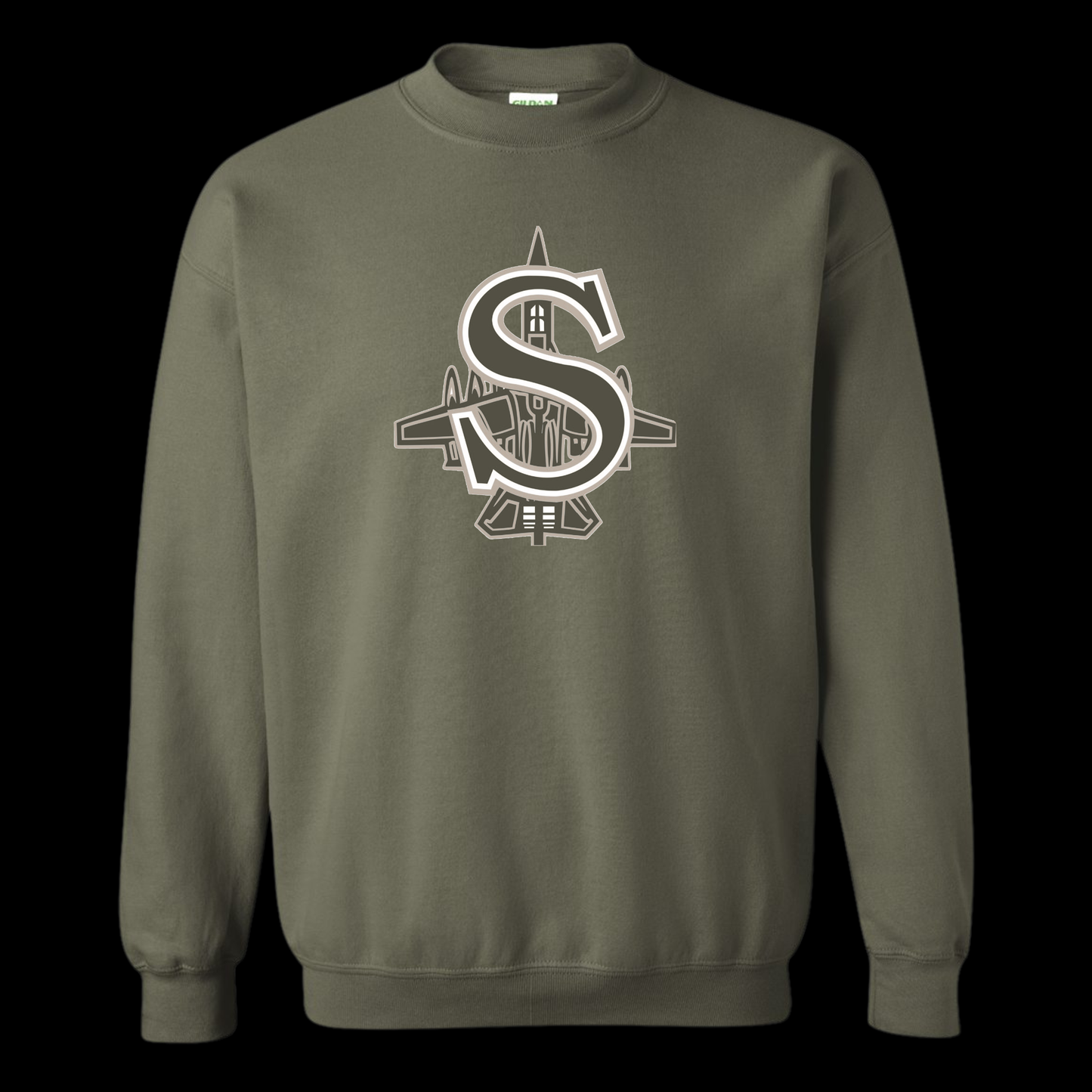 BBB - 014 - Military Green S LOGO - Tee-Shirt, Crewneck Sweatshirt or Hooded Sweatshirt