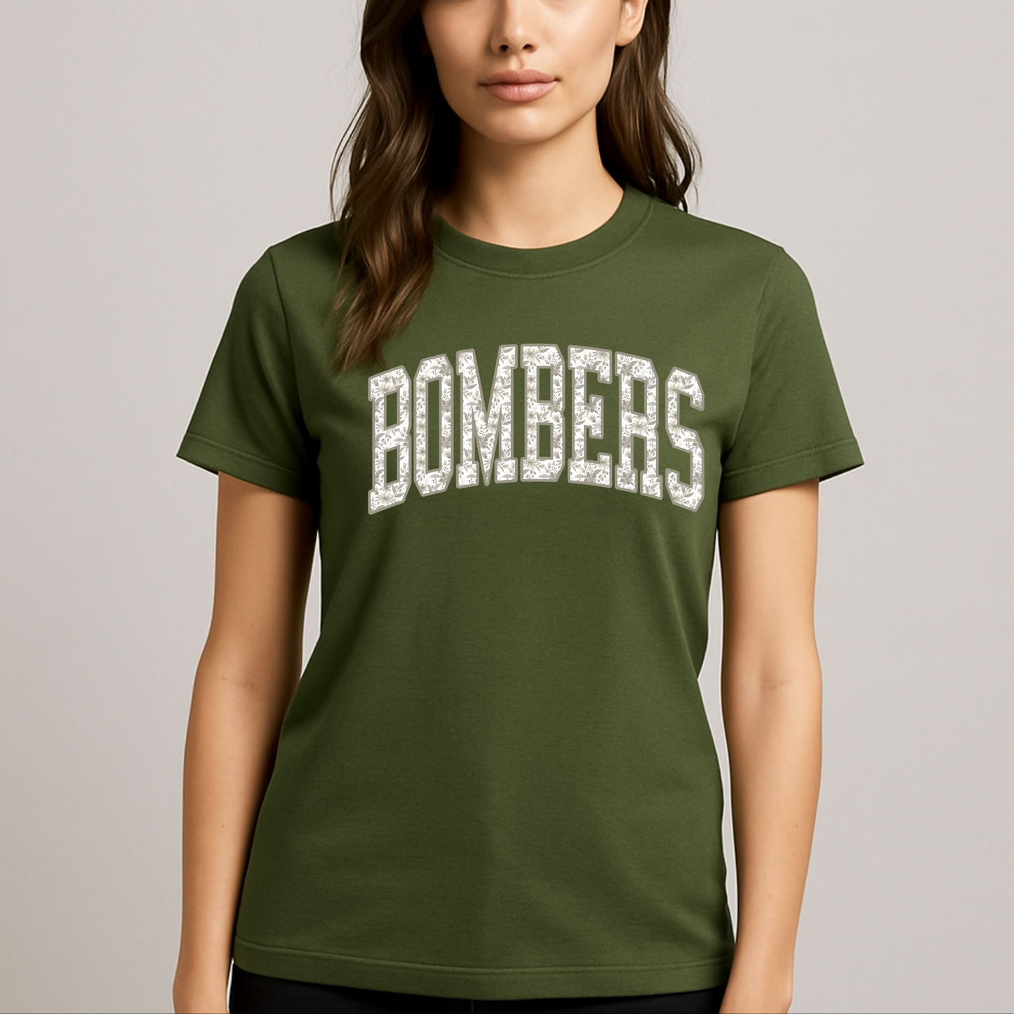 BBB - 012- BOMBERS FORAL LOGO - Tee-Shirt, Crewneck Sweatshirt or Hooded Sweatshirt