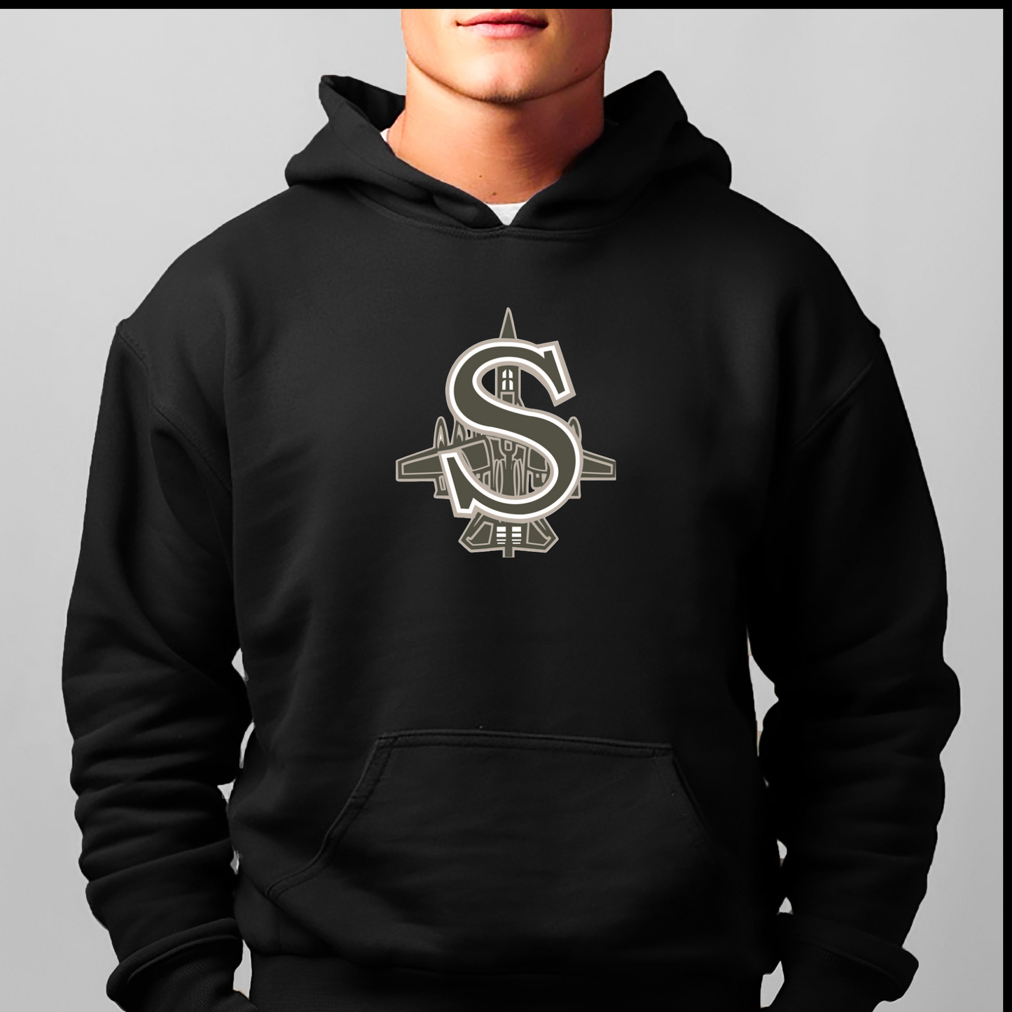 BBB - 014 - Military Green S LOGO - Tee-Shirt, Crewneck Sweatshirt or Hooded Sweatshirt