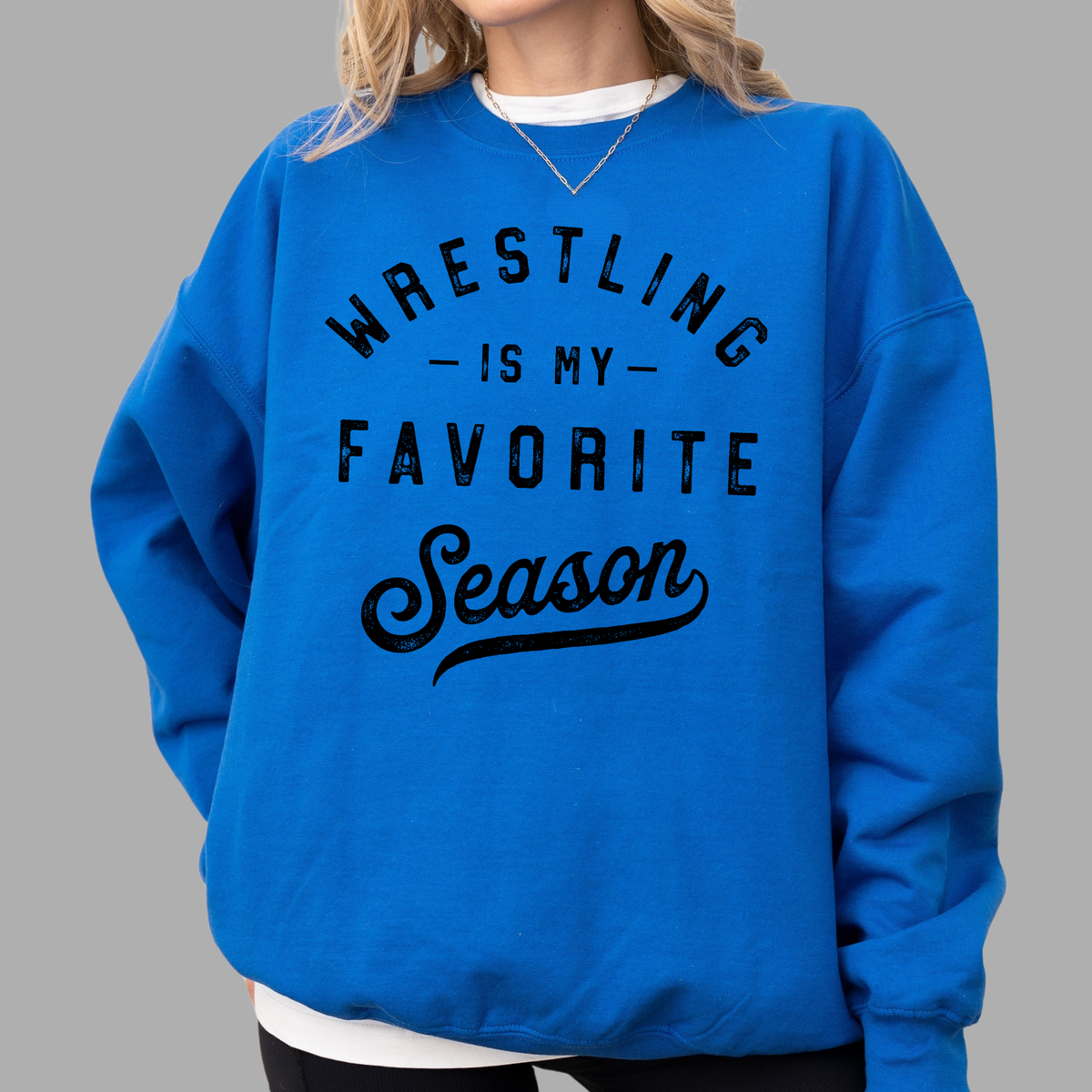 Rec Wrestling 017 - Favorite Season - Tee Shirt, Crew neck Sweatshirt, or Hooded Sweatshirt