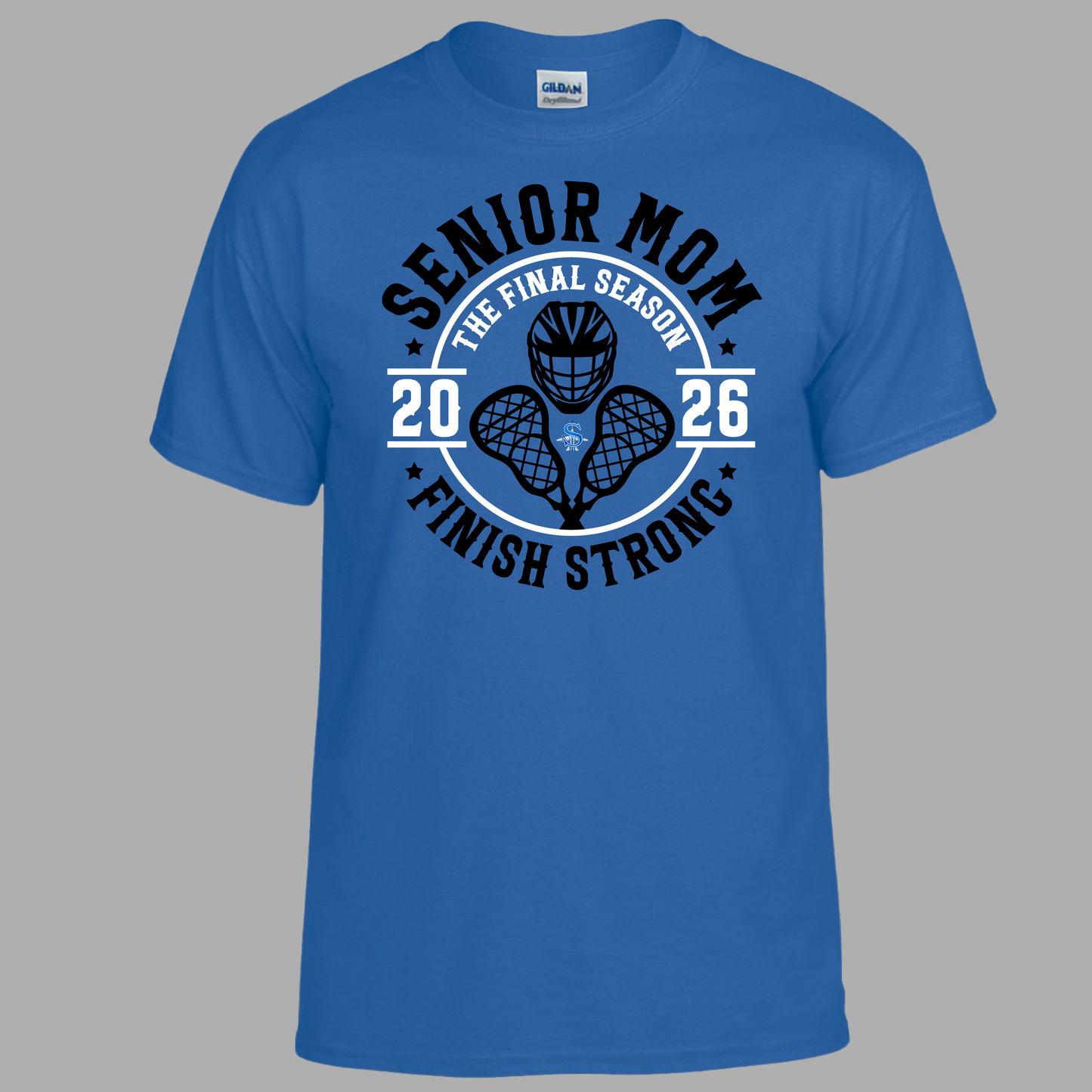 LAX- SENIOR MOM MOM- Crewneck Sweatshirt or Hooded Sweatshirt or Tee Shirt