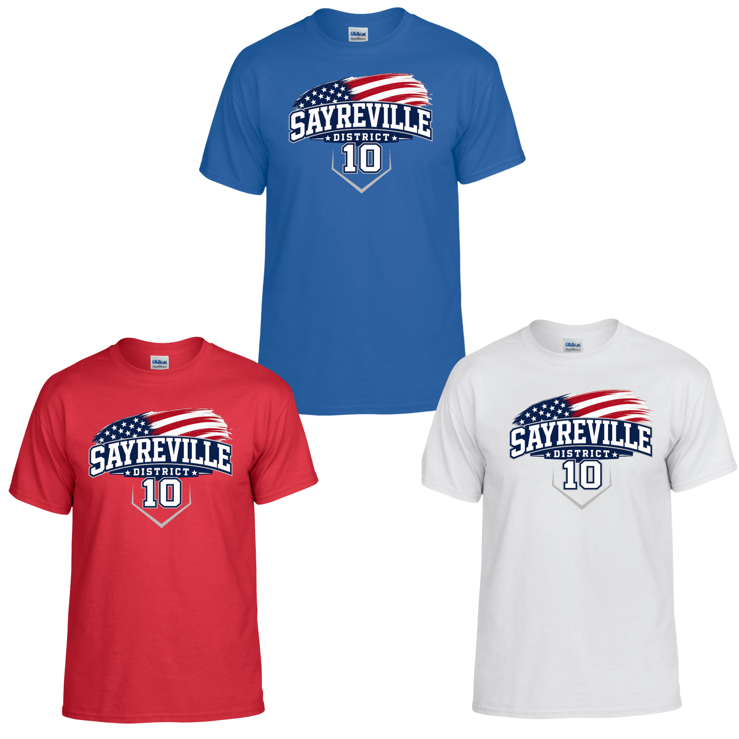 Sayreville All Star - Boys Teams matching Cotton Tee Shirt