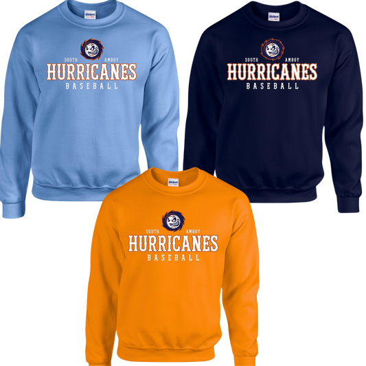 Hurricanes - Hurricanes Baseball - Fleece Crew Neck Sweatshirt