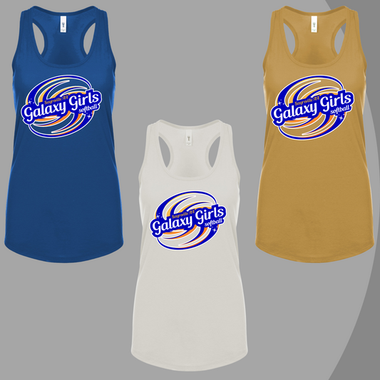 Galaxy Girls 010 - Next Level Racerback Women's Tank Tops