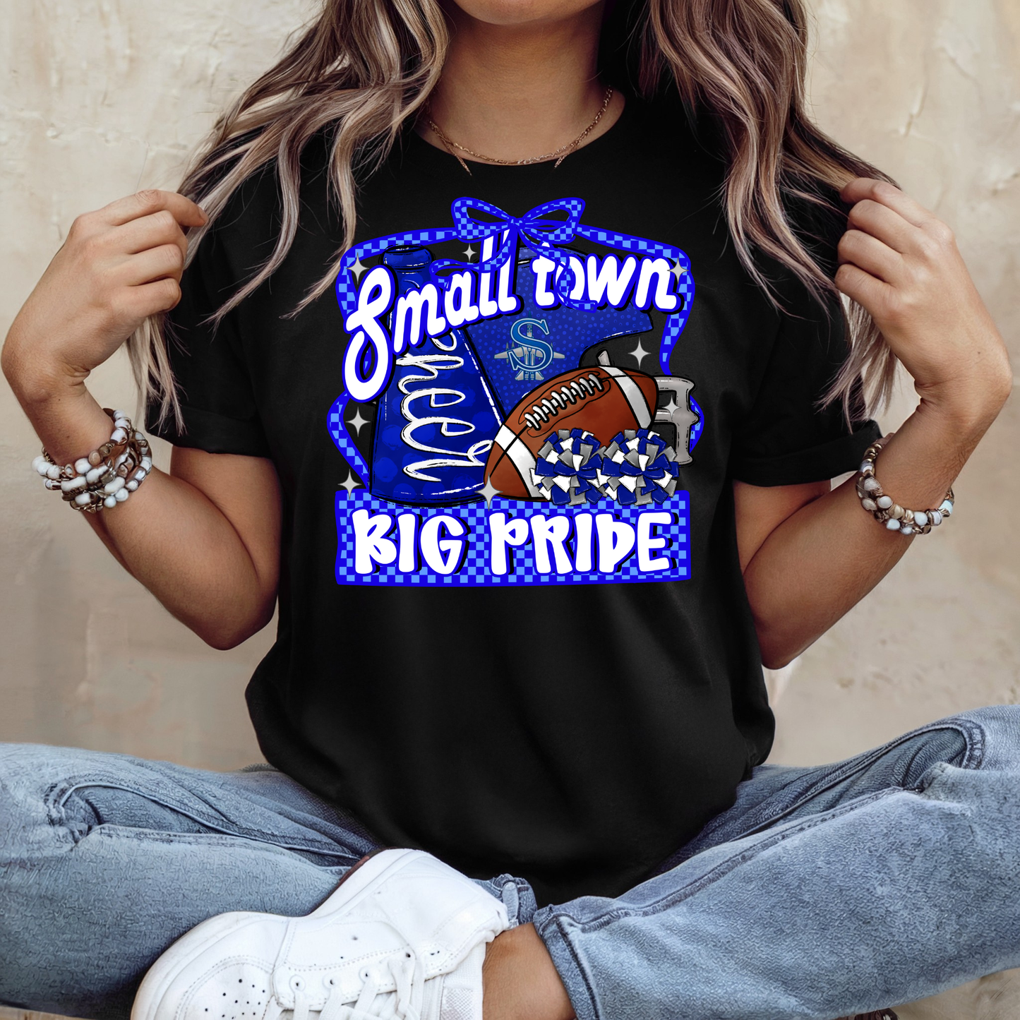 Volleyball 038 BOMBERS - Small Town Big Pride Tee shirt