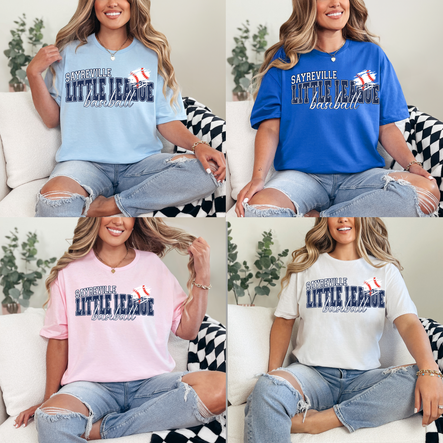 SLL - Sayreville Little League  SLL - Crewneck Sweatshirt or Hooded Sweatshirt or Tee Shirt