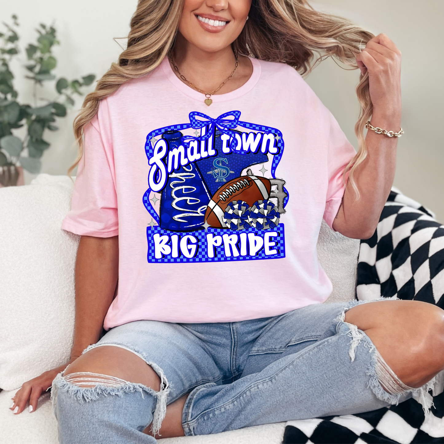 Volleyball 038 BOMBERS - Small Town Big Pride Tee shirt