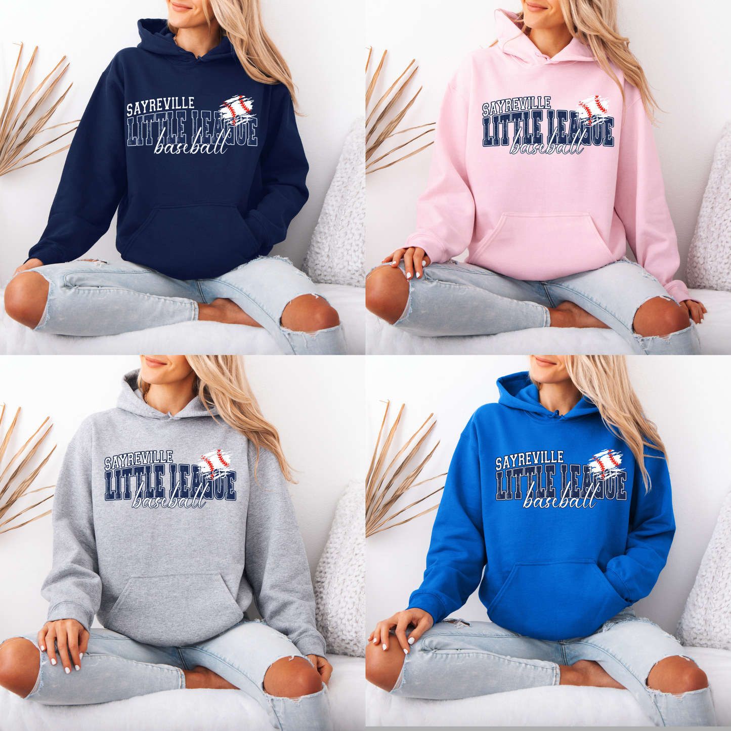 SLL - Sayreville Little League  SLL - Crewneck Sweatshirt or Hooded Sweatshirt or Tee Shirt