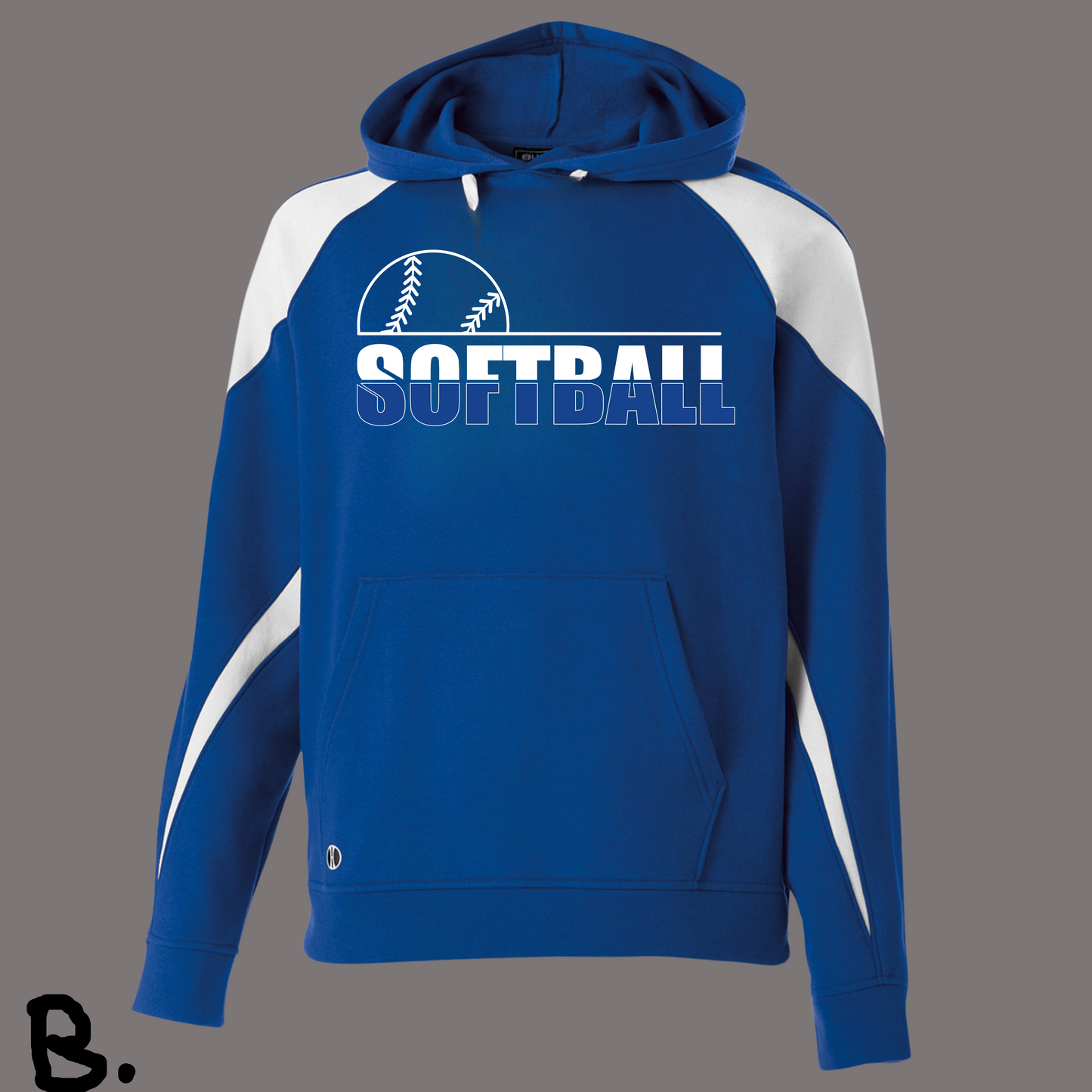 Softball 023 - Holloway Unisex Momentum Team Hooded Fleece Sweatshirt