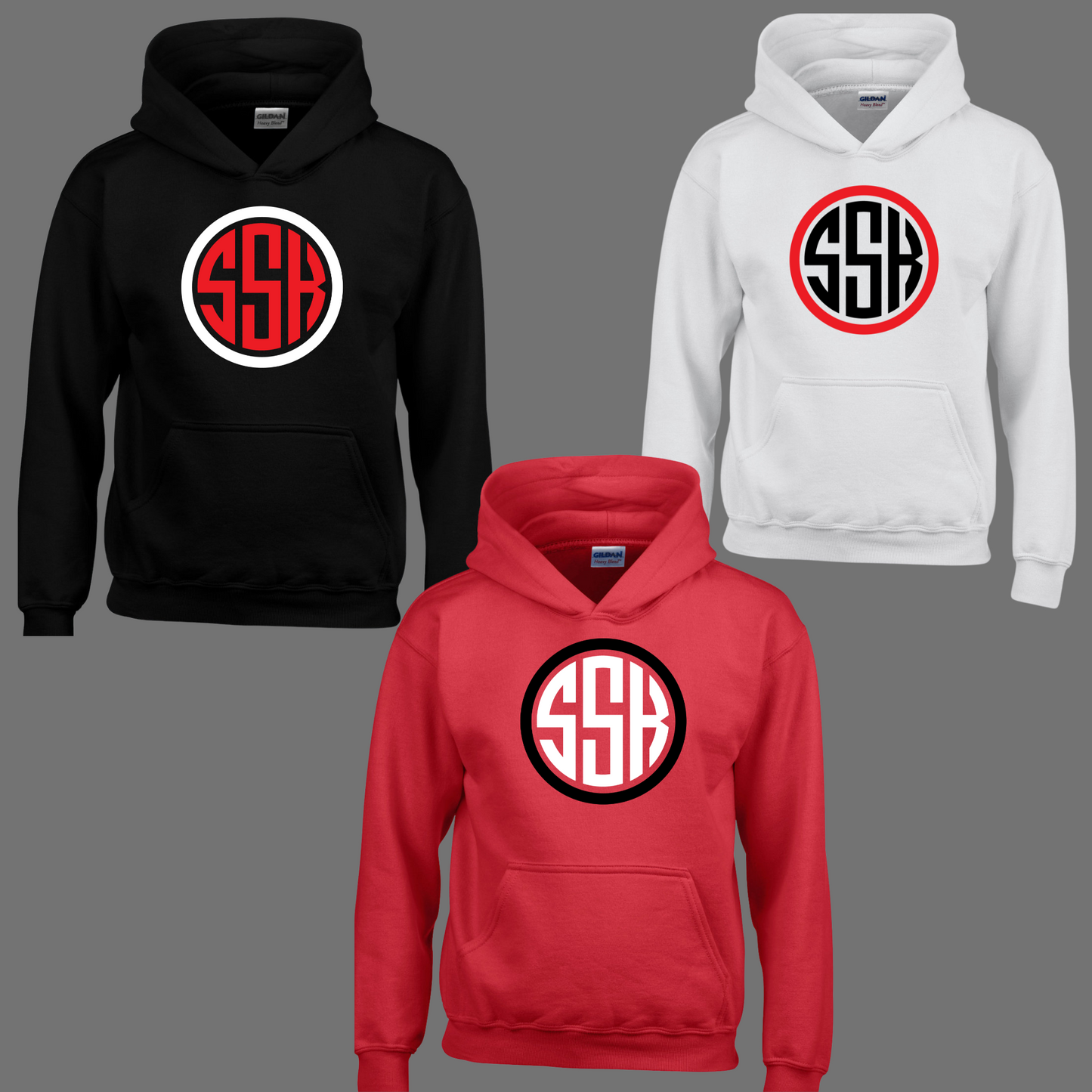 SSK 002 - Soft Style Fleece - HOODED Sweatshirt