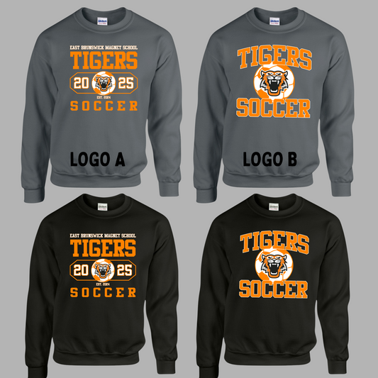 Tigers Soccer 001 - Crew Neck Sweatshirt