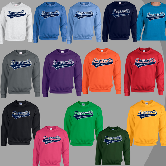 SLL 3 - Sayreville Little League - Crew Neck Sweatshirt