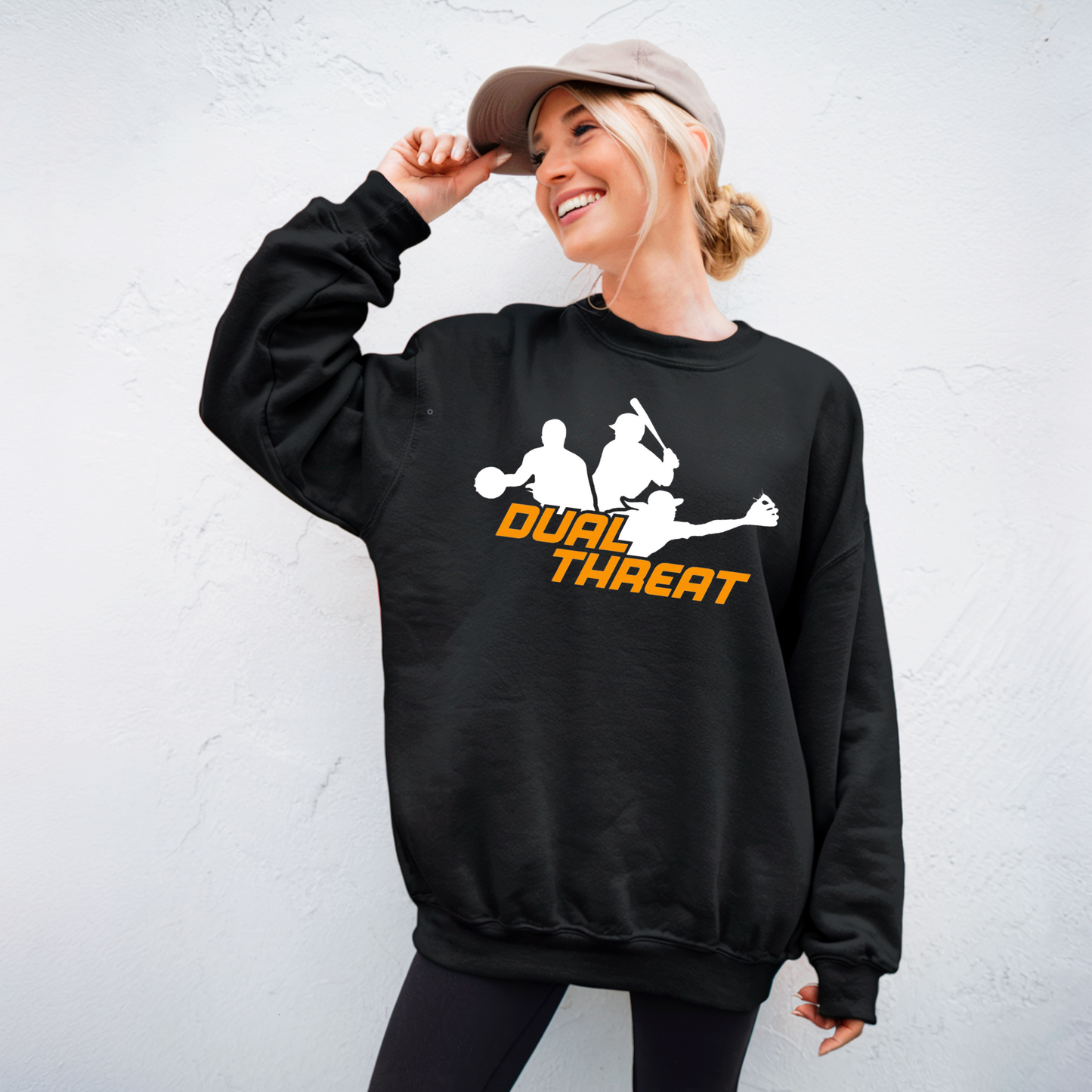 Dual Threat 003 - Gildan Soft Style Fleece - Crew Neck Sweatshirt