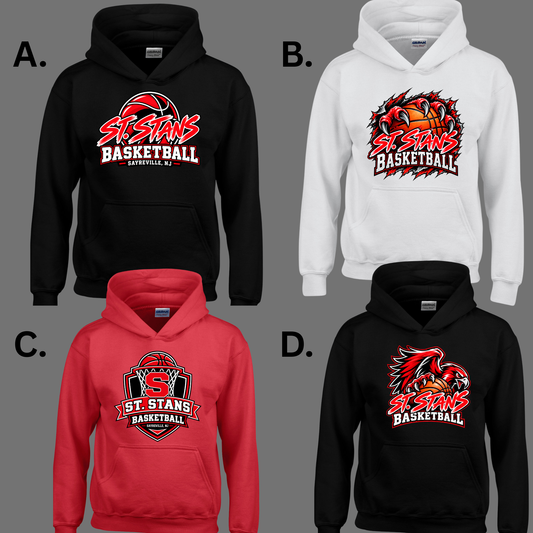 St. Stans Athletics 003 - BASKETBALL - Hooded Sweatshirt