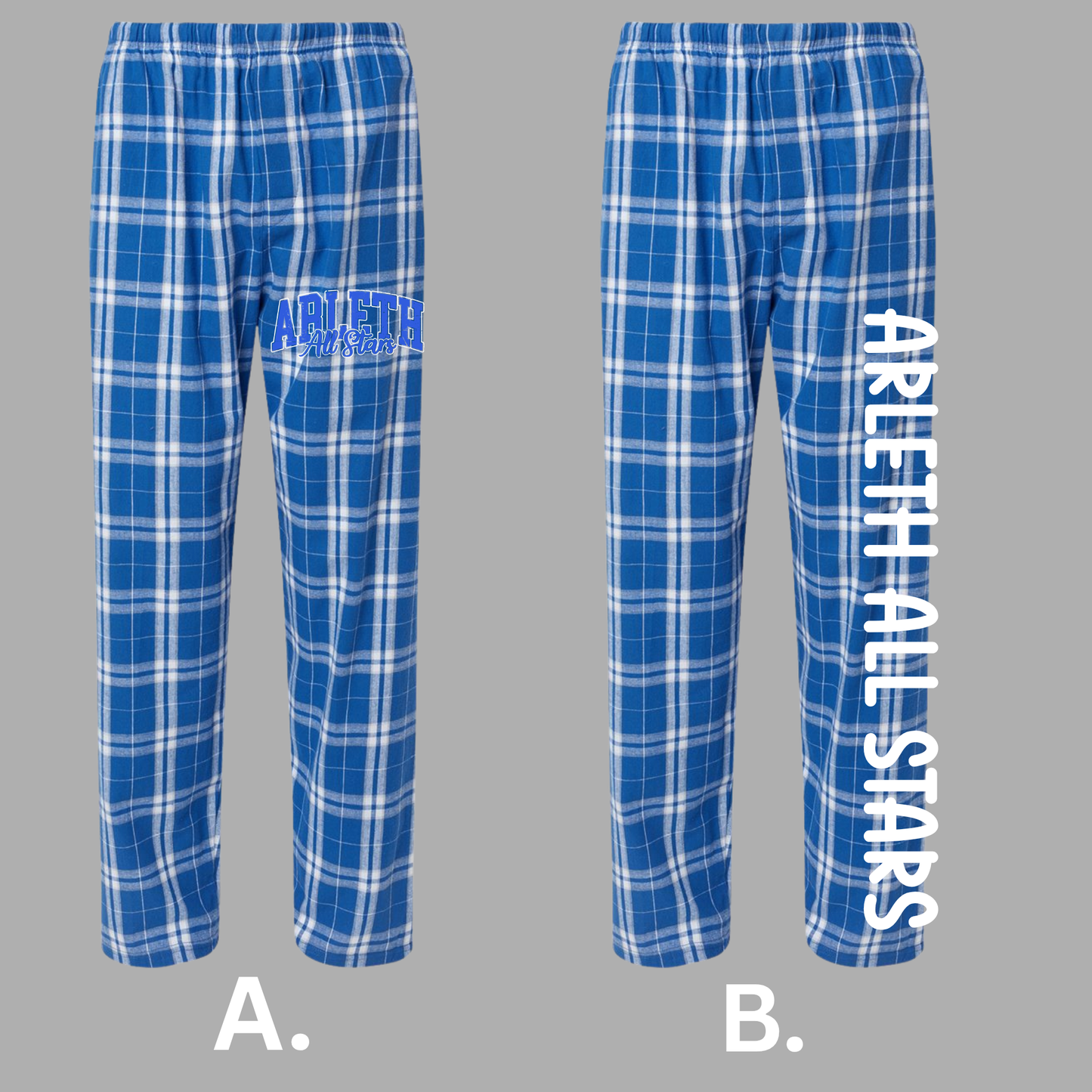 Arleth 018 - Box craft Flannel PJ Pants with Pockets