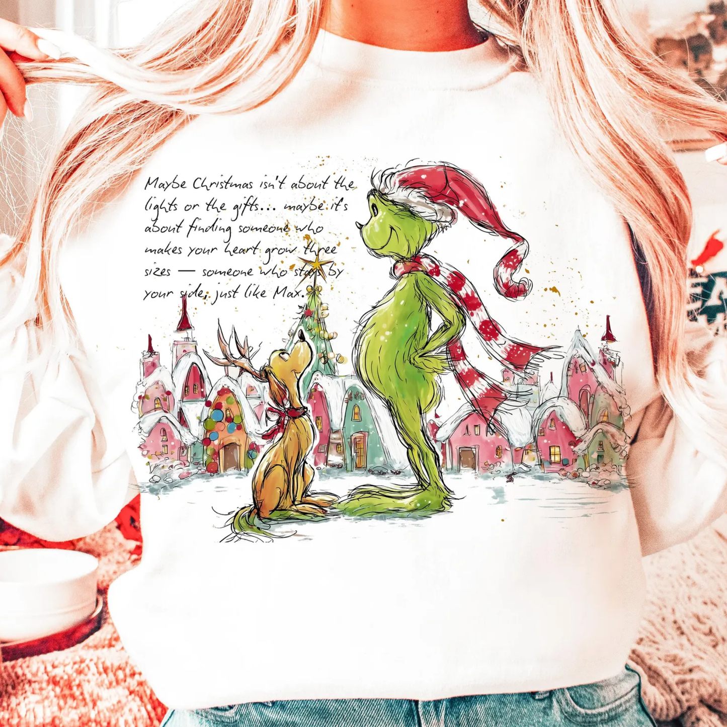 039 - Grinch - Tee-shirt - Crewneck or Hooded Sweatshirt