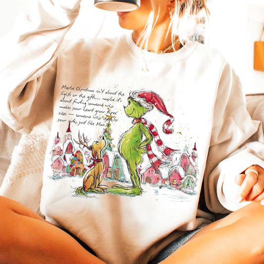 039 - Grinch - Tee-shirt - Crewneck or Hooded Sweatshirt