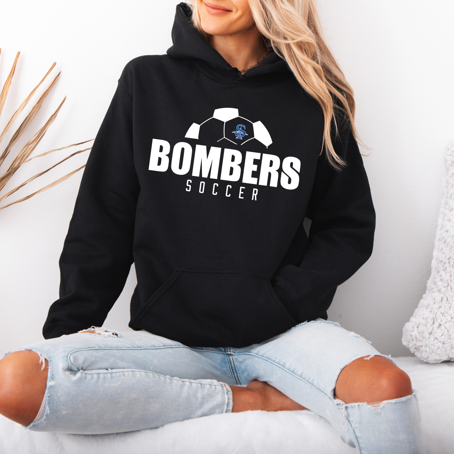 Soccer 004 -Fleece Hooded Sweatshirt