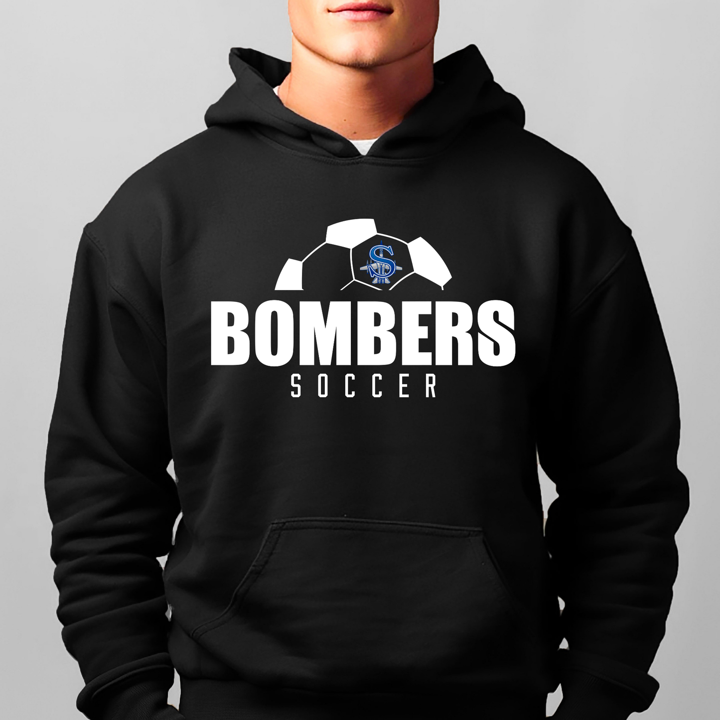 Soccer 004 -Fleece Hooded Sweatshirt