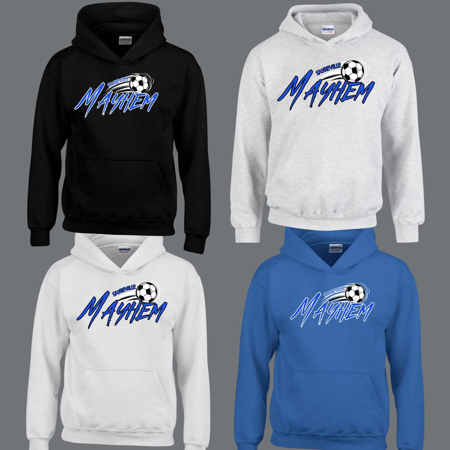 Sayreville MAYHEM Soccer 05 - HOODED Sweatshirt