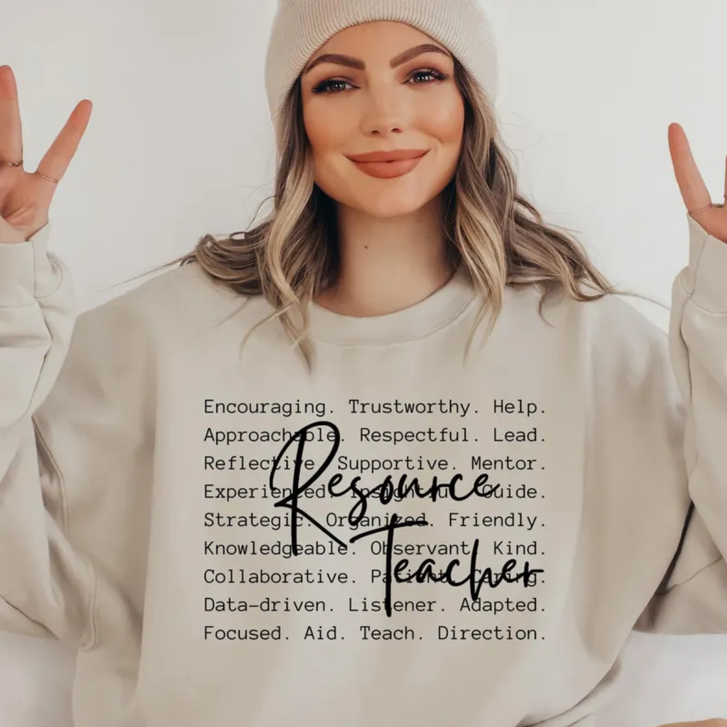 Resource Teacher- Tee-shirt - Crewneck or Hooded Sweatshirt