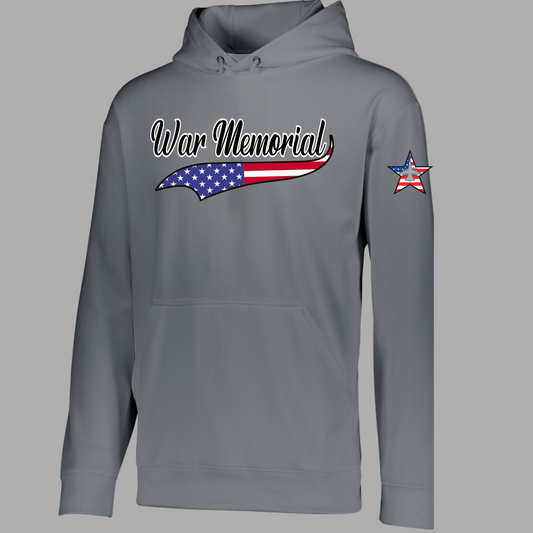 003 -War Memorial - Augusta Sportswear Performance Wicking Fleece Hooded Sweatshirt