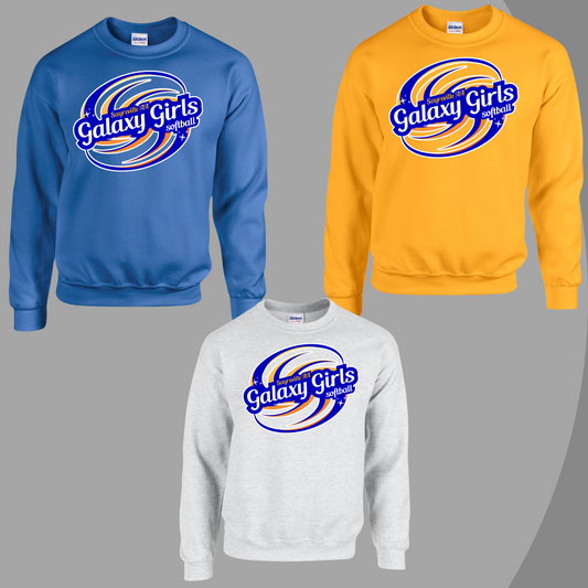 Galaxy Girls 009 - Gildan Soft Style Fleece - Crew Neck Sweatshirt