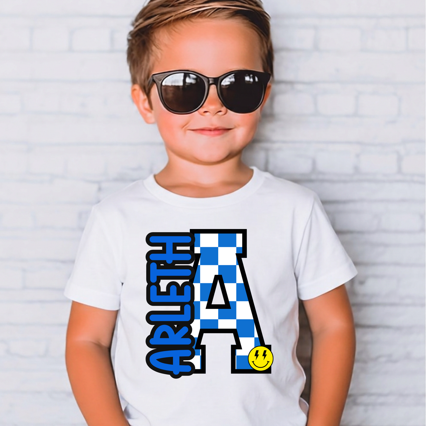 Arleth 009 - ARLETH checkered A - Tee Shirt, Crew neck Sweatshirt, or Hooded Sweatshirt